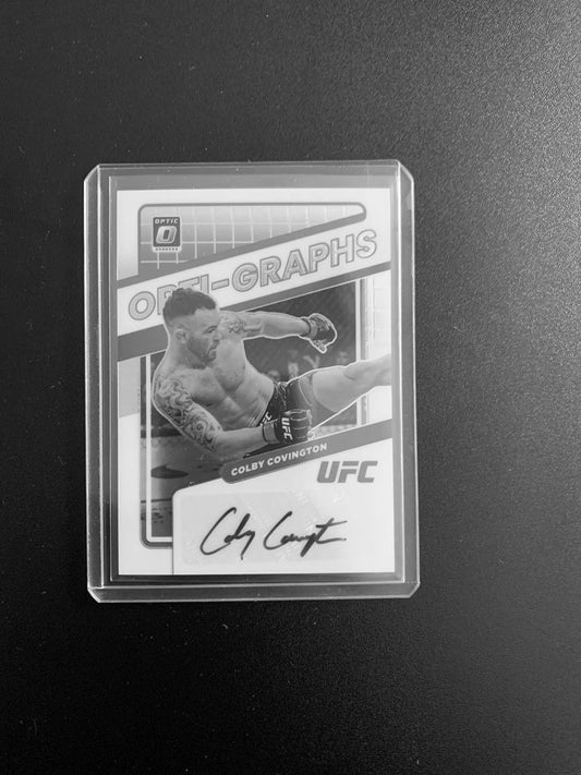 Colby Covington Signed Auto Card